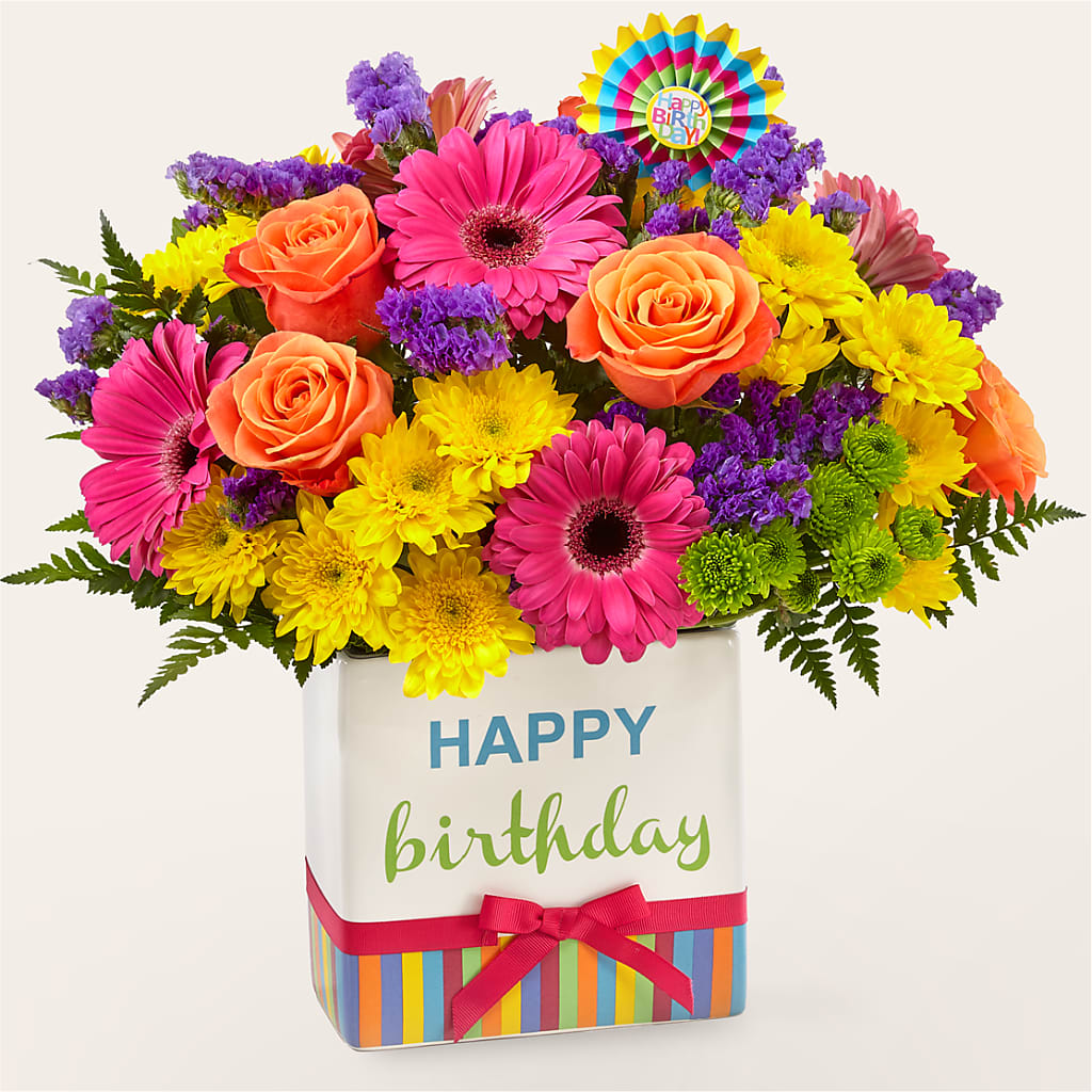 Birthday Brights Bouquet – Royalty Flowers, Alexandria VA