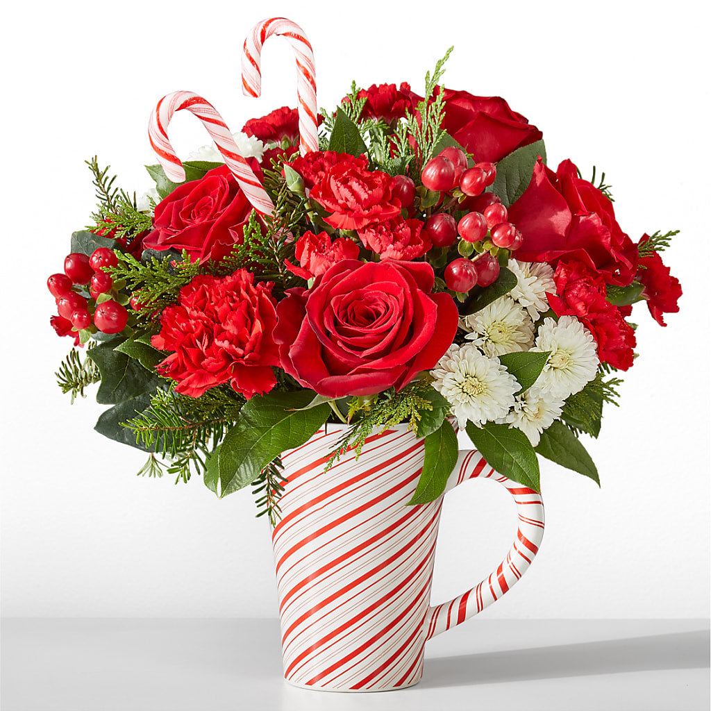 Peppermint Swirl Mug – Royalty Flowers, Alexandria VA
