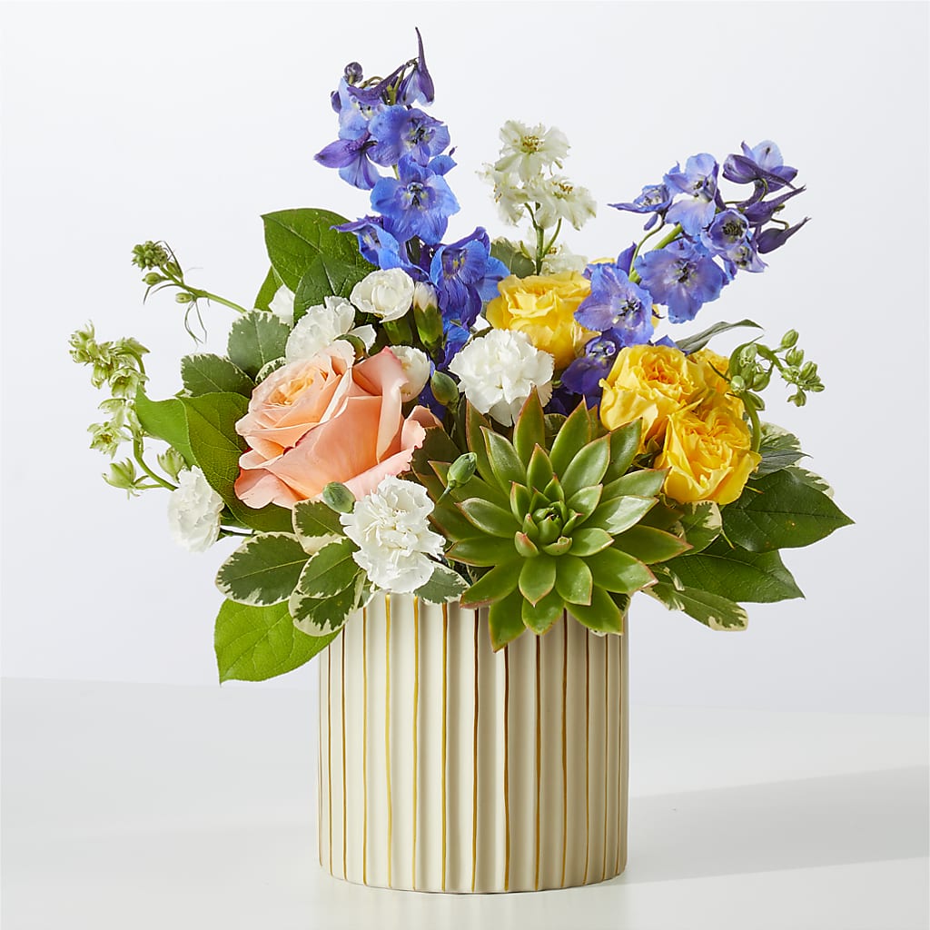 Cobalt Reverie Bouquet – Royalty Flowers, Alexandria VA