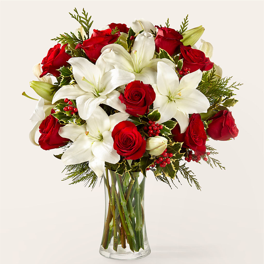 Sparkling Snowflakes Bouquet – Royalty Flowers, Alexandria VA