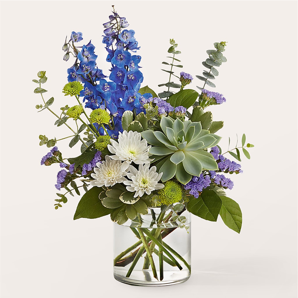 Cerulean Waves Bouquet – Royalty Flowers, Alexandria VA