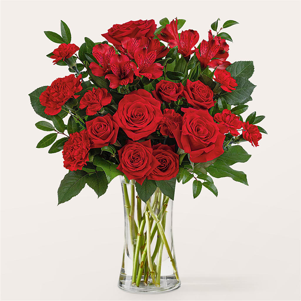 Brilliant Ruby Bouquet – Royalty Flowers, Alexandria VA