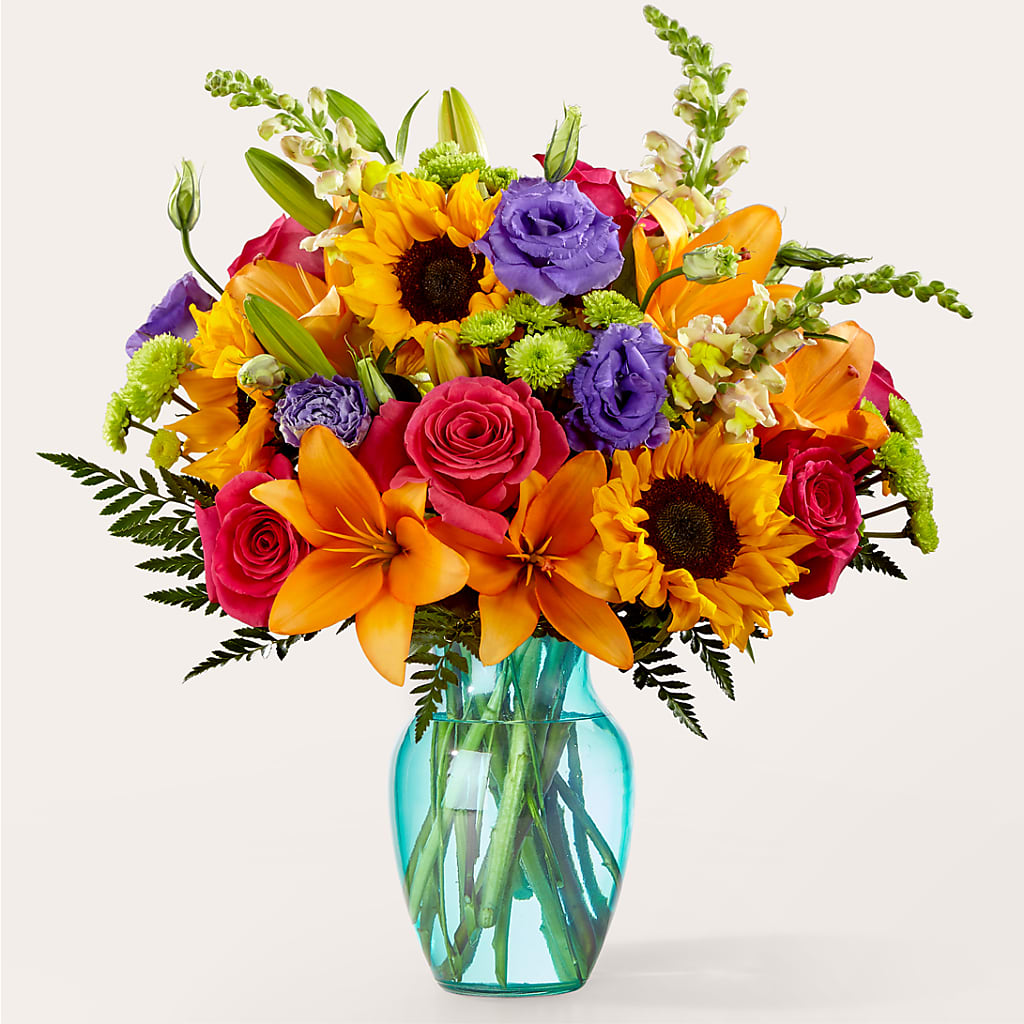 Double Rainbow Bouquet – Royalty Flowers, Alexandria VA
