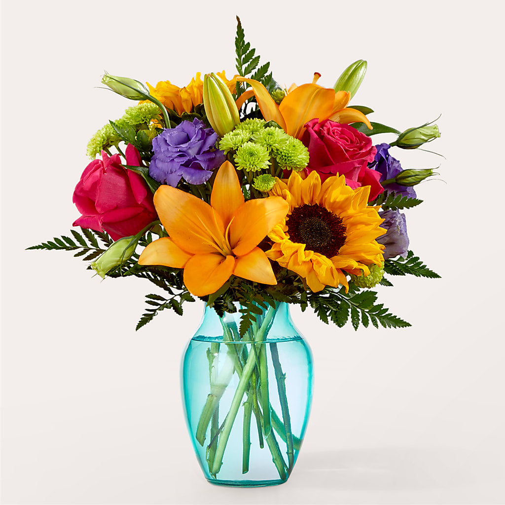 Double Rainbow Bouquet – Royalty Flowers, Alexandria VA