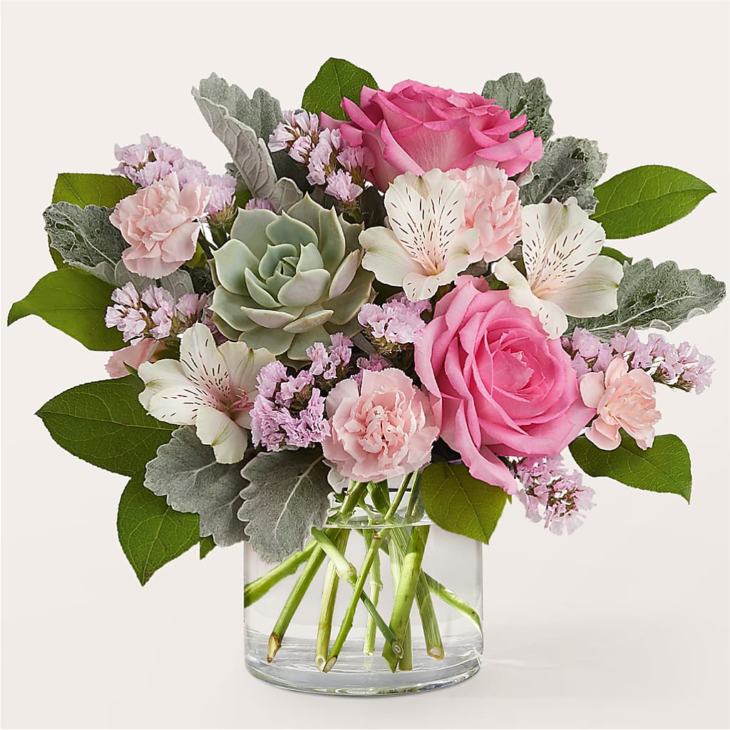 Dusty Rose Bouquet – Royalty Flowers, Alexandria VA