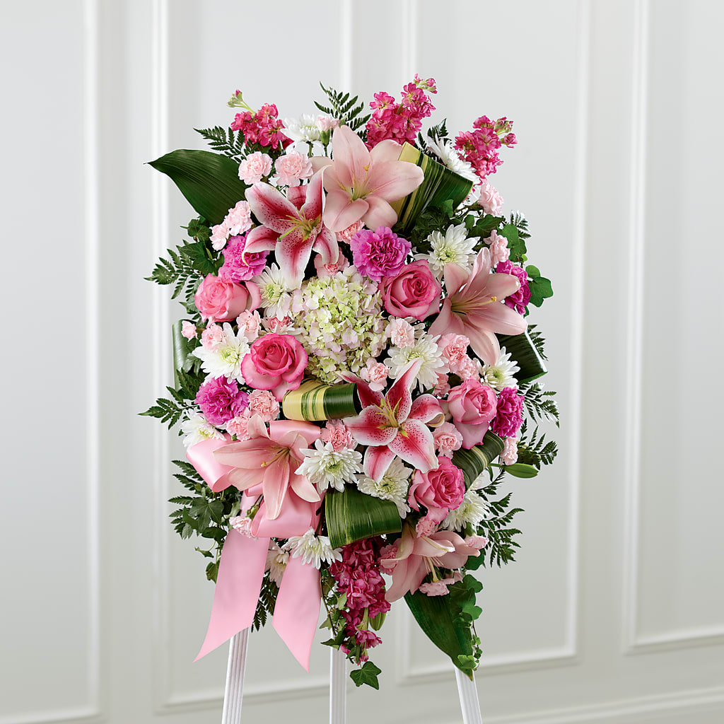 Comforting Standing Spray – Royalty Flowers, Alexandria VA