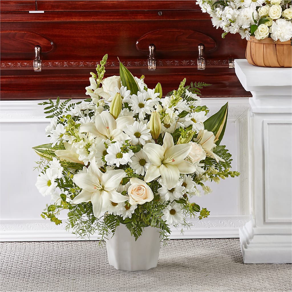 Thoughts of Tranquility Floor Basket – Royalty Flowers, Alexandria VA