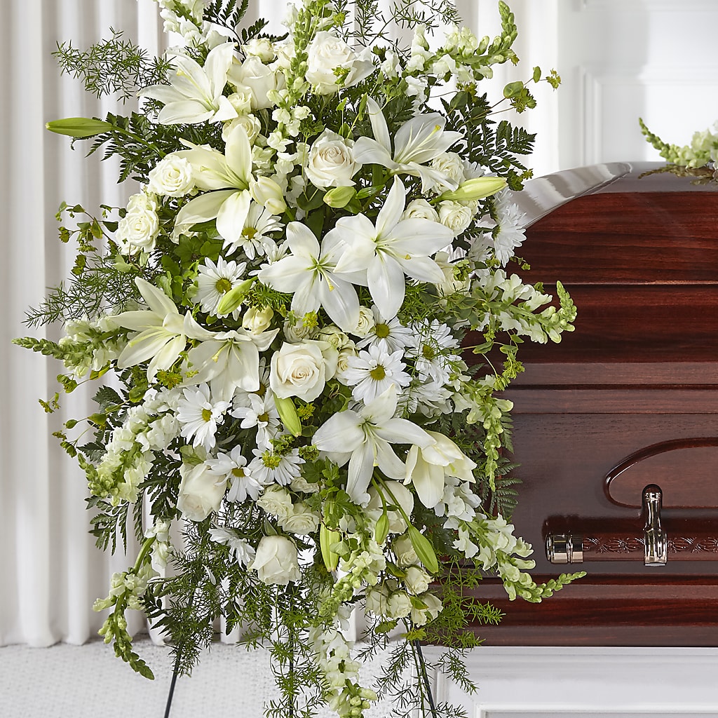 Loving Thoughts Standing Spray – Royalty Flowers, Alexandria VA