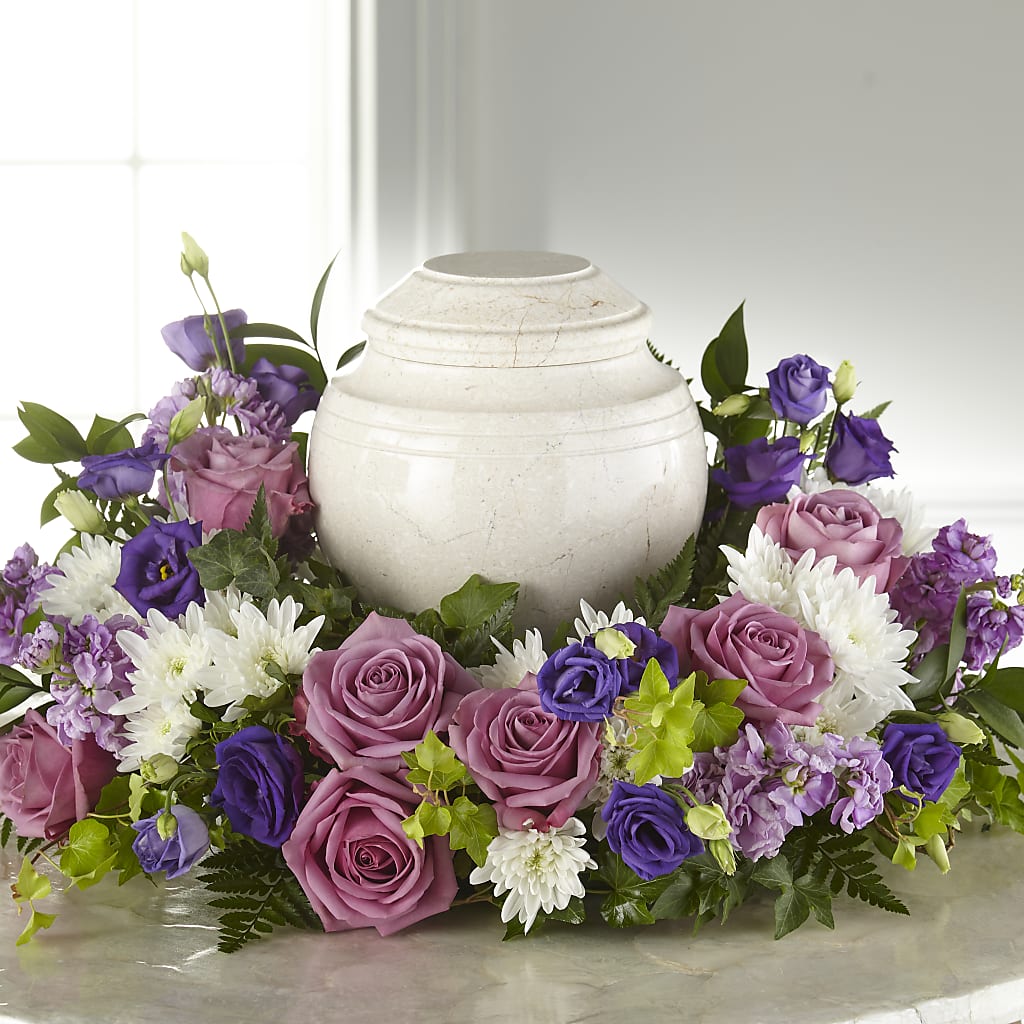 Blooming Sympathy Cremation Adornment – Royalty Flowers, Alexandria VA