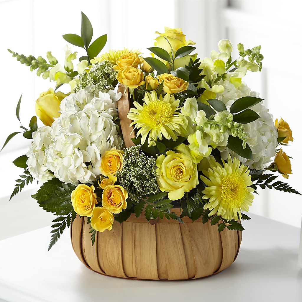 Rustic Remembrance Basket – Royalty Flowers, Alexandria VA