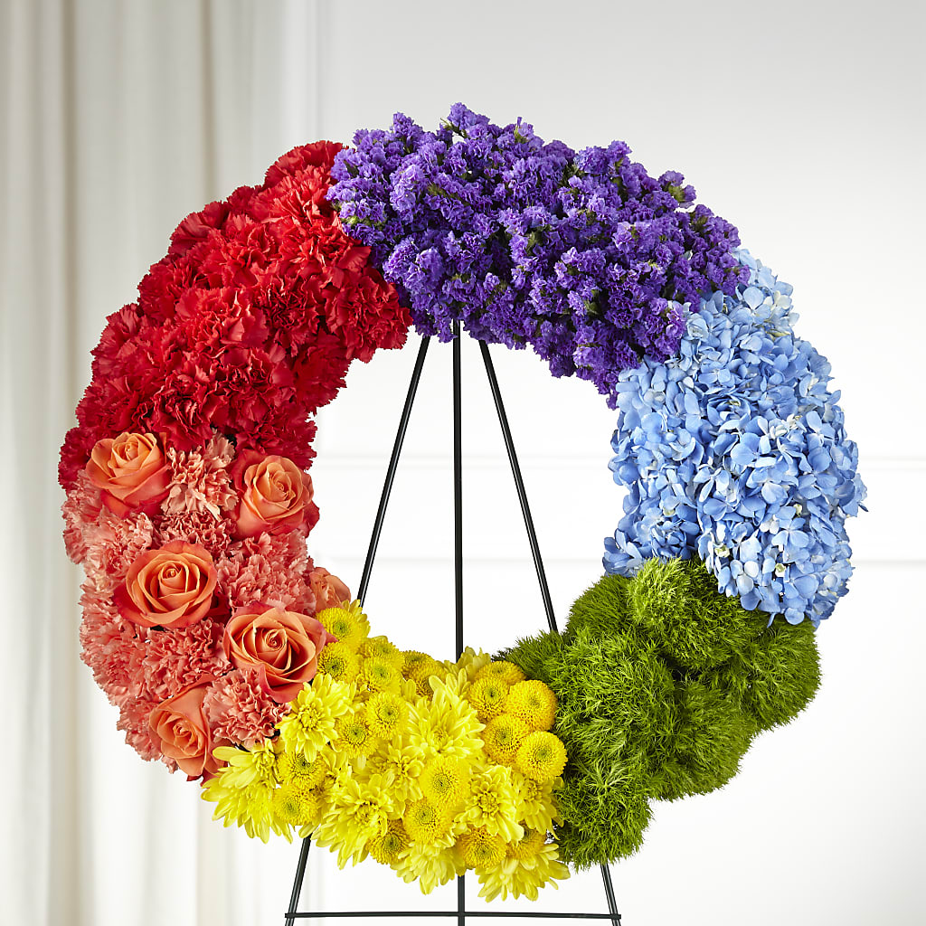 Circle of Love Wreath – Royalty Flowers, Alexandria VA