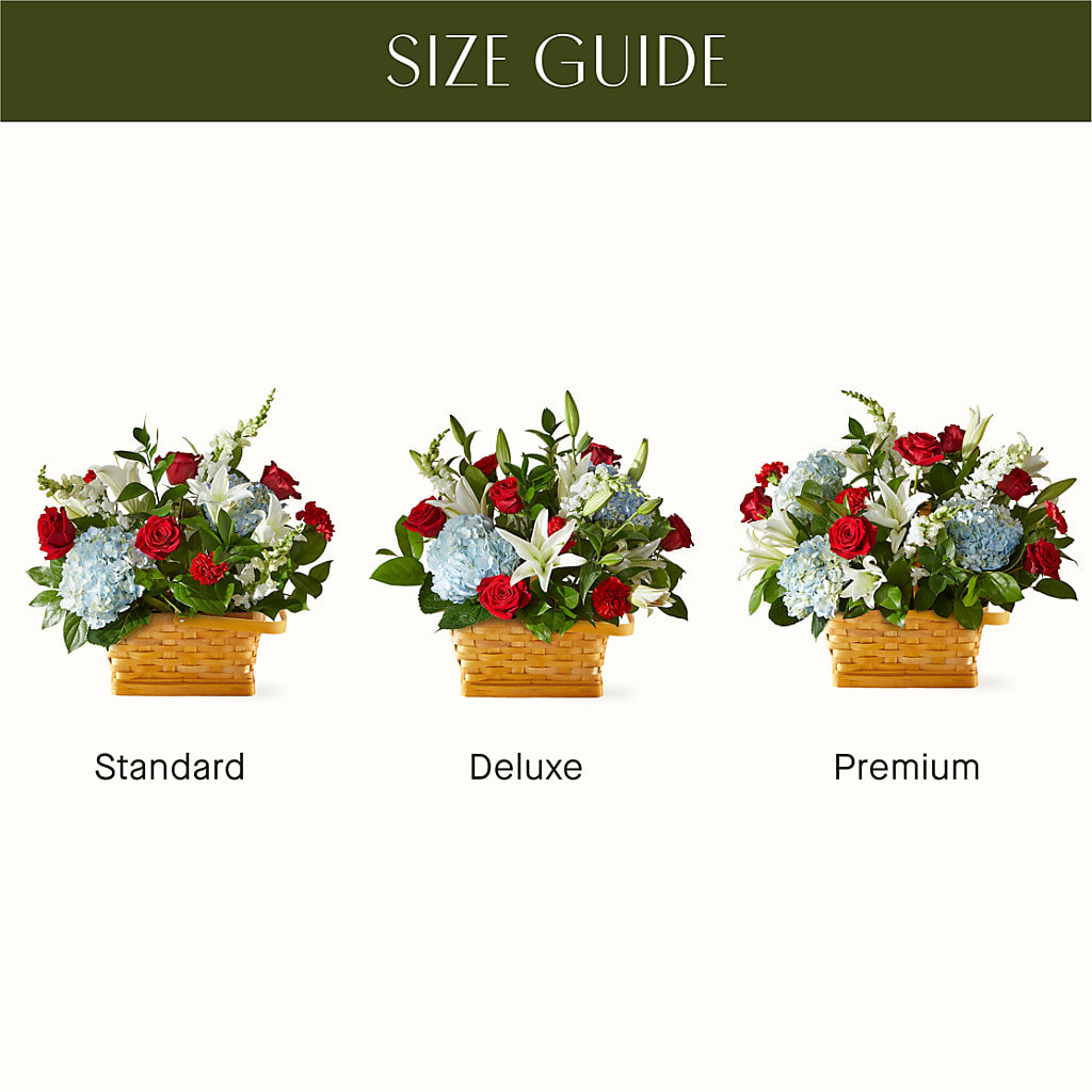 Greater Glory Basket – Royalty Flowers, Alexandria VA