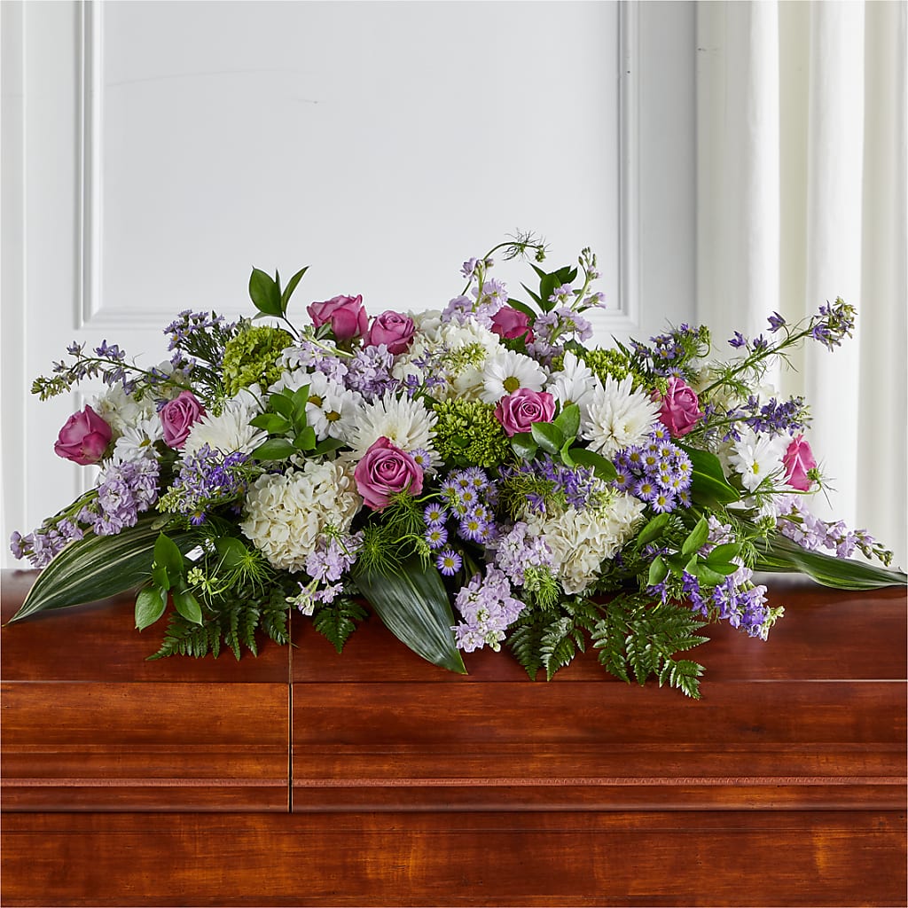Meadows of Serenity Casket Spray – Royalty Flowers, Alexandria VA