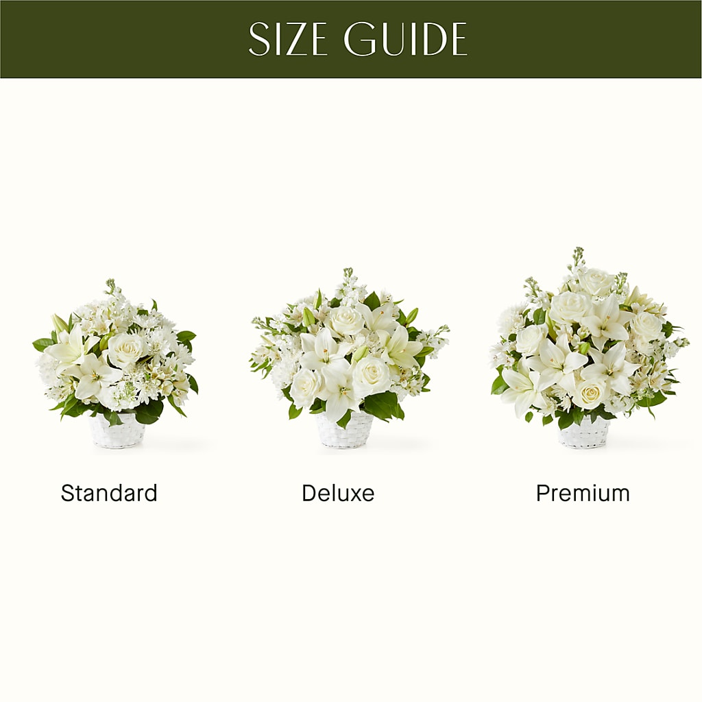 Peaceful Reflections Arrangement – Royalty Flowers, Alexandria VA