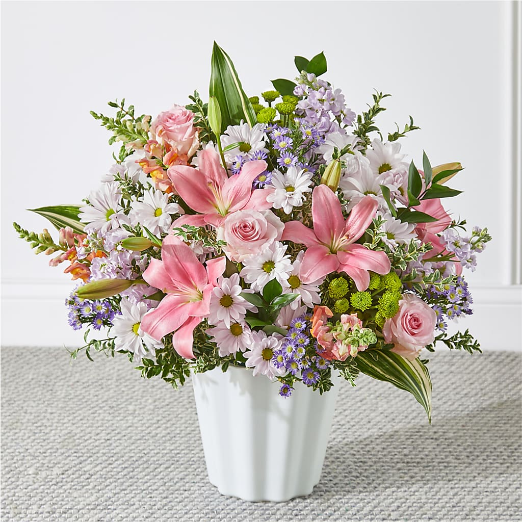 Abundant Compassion Floor Basket – Royalty Flowers, Alexandria VA