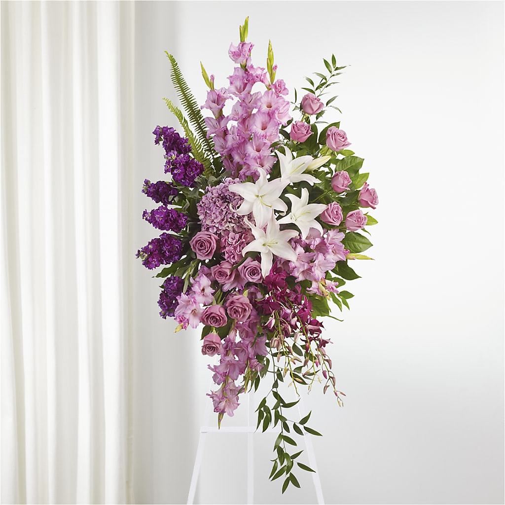 Never Alone Standing Spray – Royalty Flowers, Alexandria VA