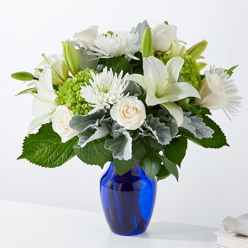 Snowy Dreams Bouquet – Royalty Flowers, Alexandria VA