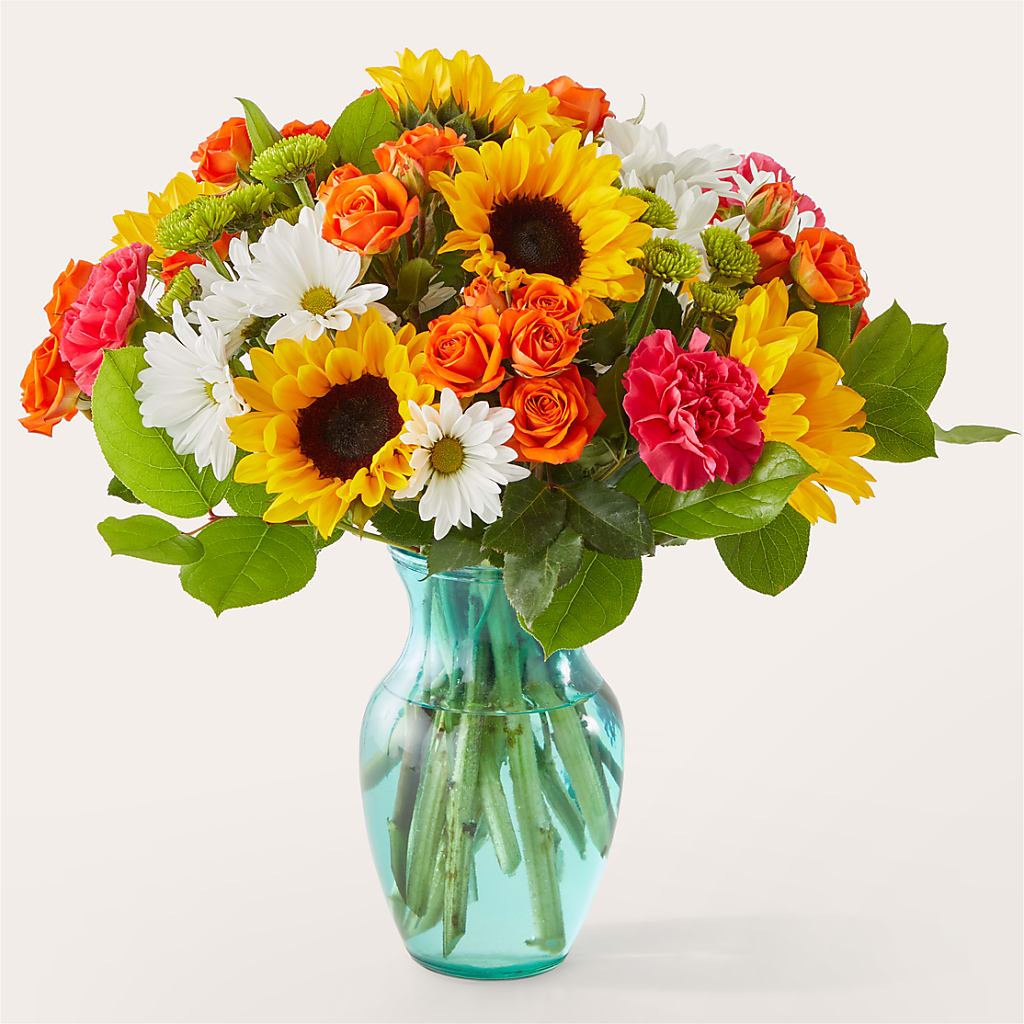 Sun-drenched Blooms Bouquet – Royalty Flowers, Alexandria VA