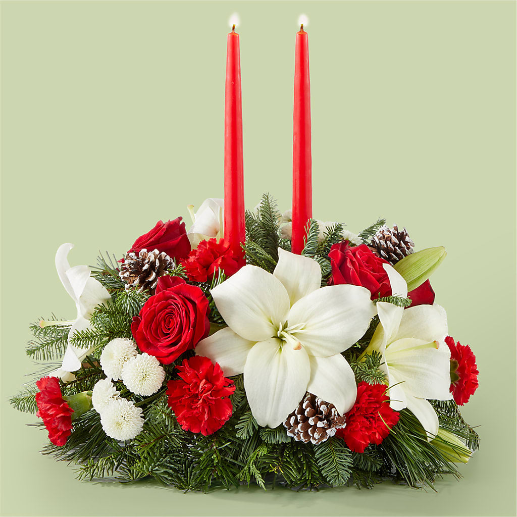 Seasonal Festivities Centerpiece – Royalty Flowers, Alexandria VA