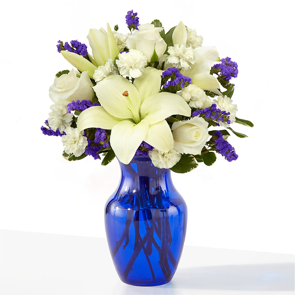 Sapphire Rush Bouquet – Royalty Flowers, Alexandria VA