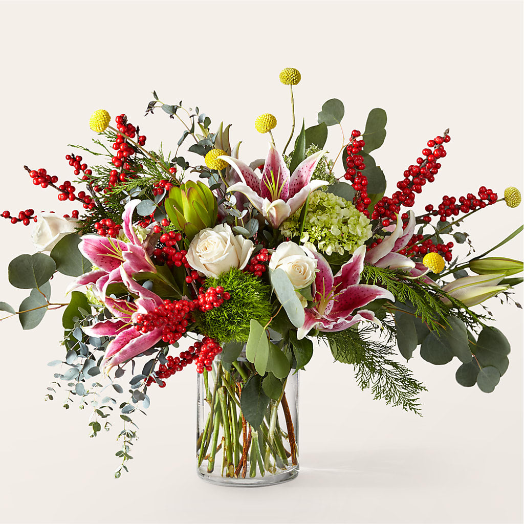 Berry & Bright Bouquet – Royalty Flowers, Alexandria VA