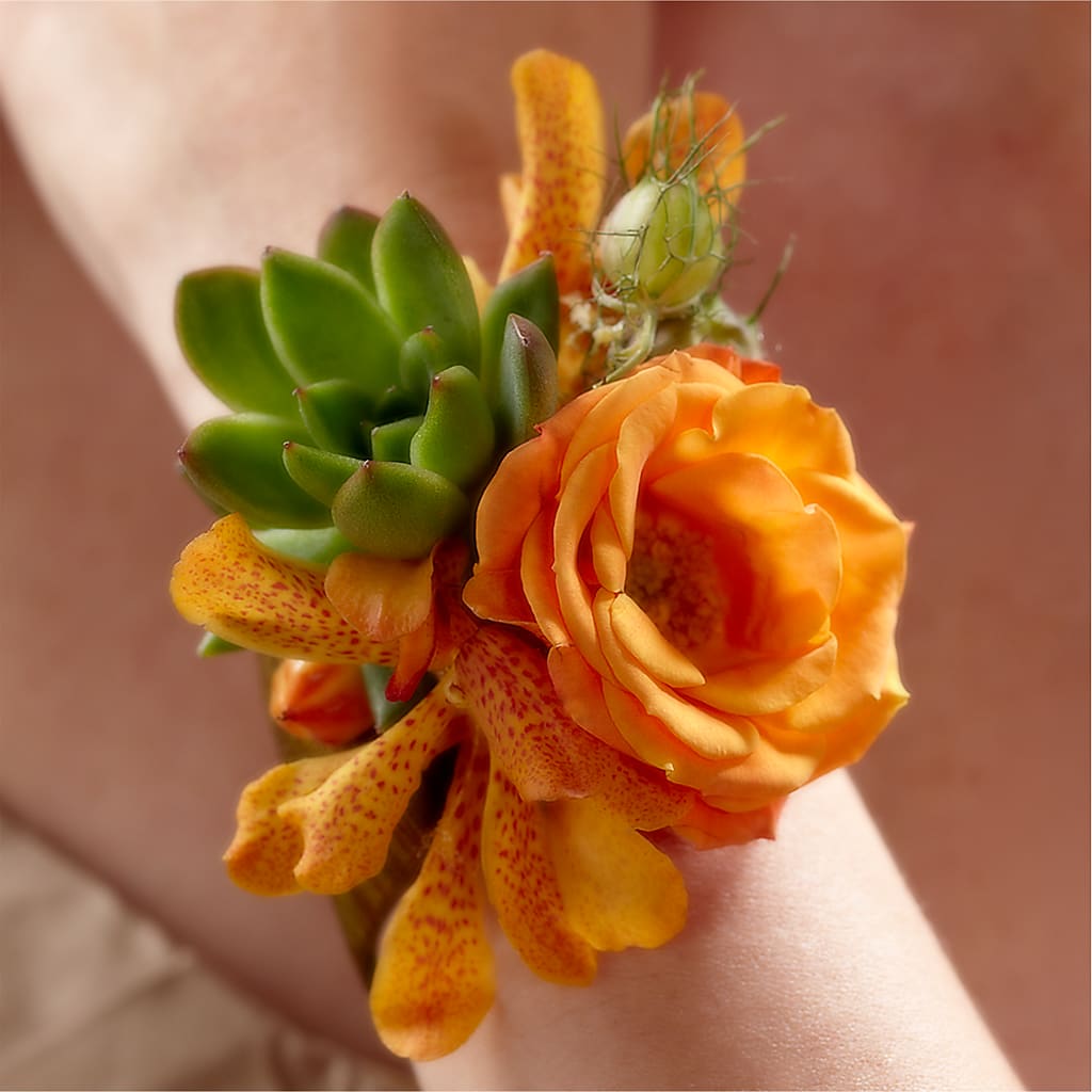 Irresistible Love Wrist Corsage – Royalty Flowers, Alexandria VA