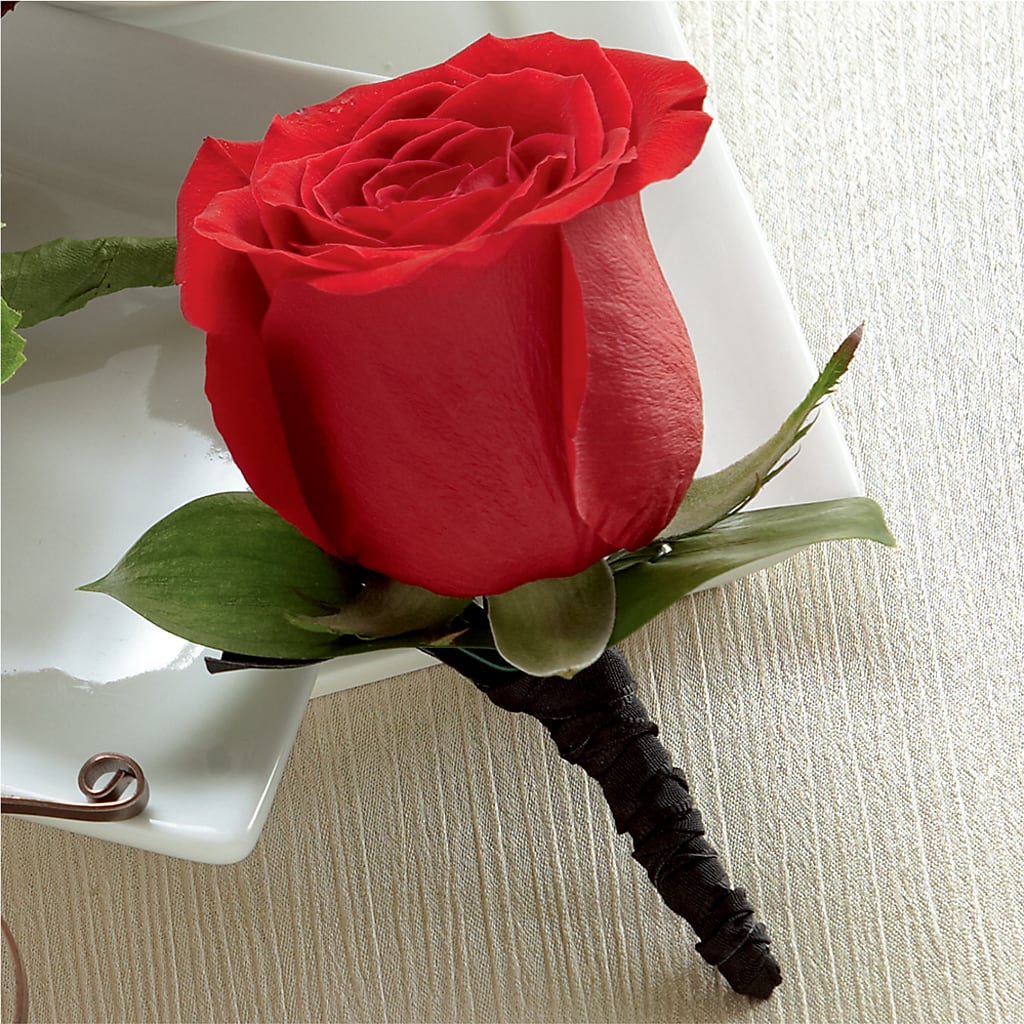Red Rose Boutonniere – Royalty Flowers, Alexandria VA