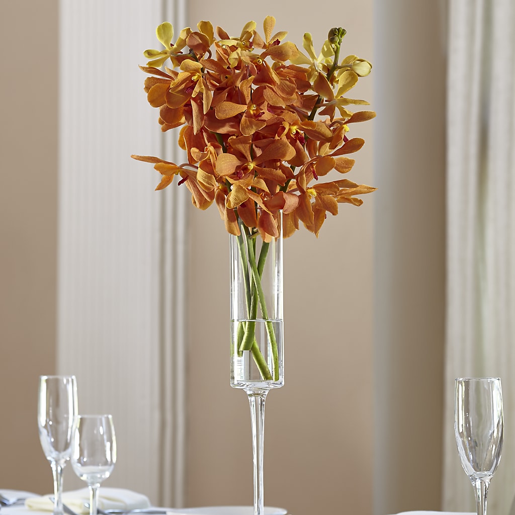Orange Mokara Bouquet – Royalty Flowers, Alexandria VA