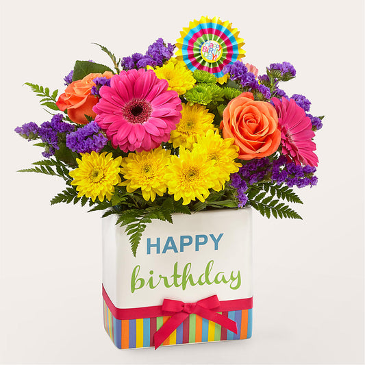 Birthday Brights Bouquet –  Royalty Flowers, Alexandria VA