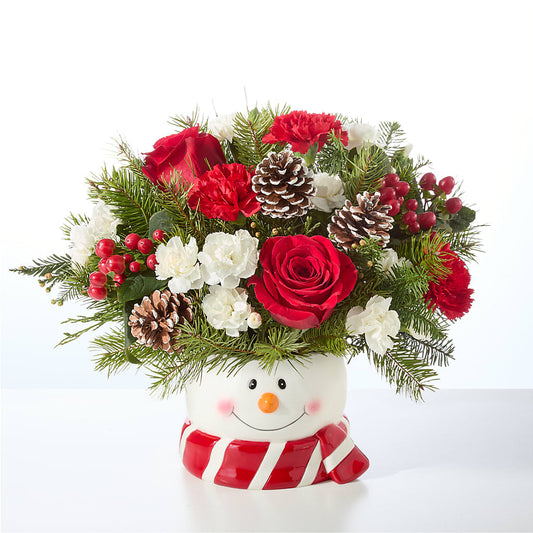 Jolly Snowman Bouquet –  Royalty Flowers, Alexandria VA