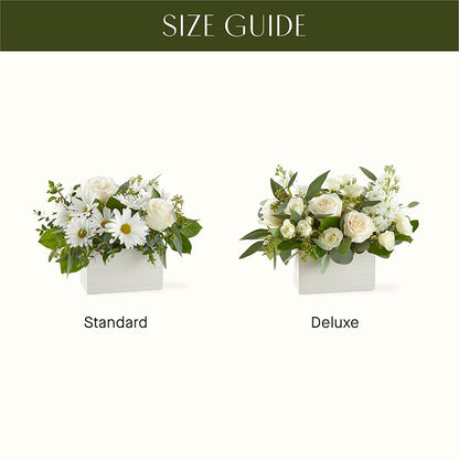 Fresh Linen Box Bouquet –  Royalty Flowers, Alexandria VA