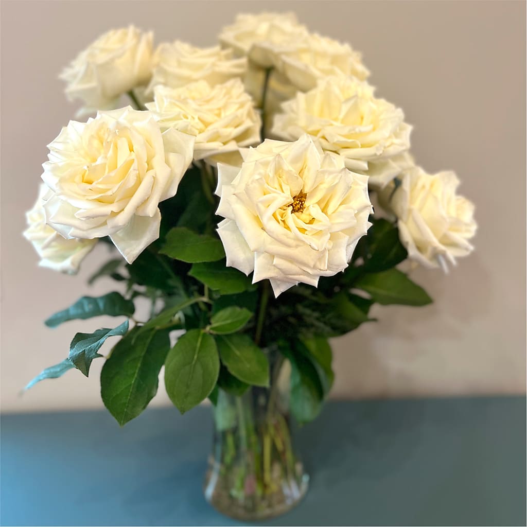 Long Stem Yellow Rose Bouquet –  Royalty Flowers, Alexandria VA