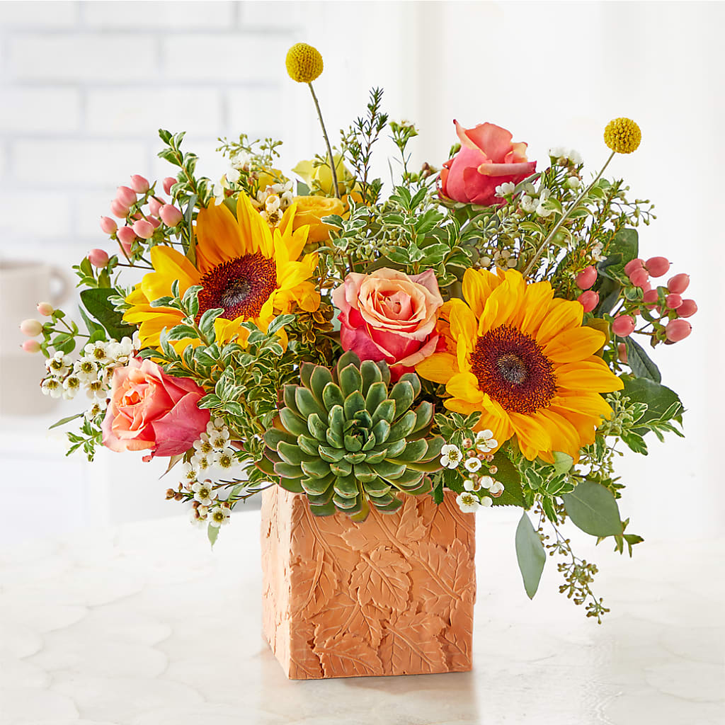 Sunflower Season Bouquet –  Royalty Flowers, Alexandria VA