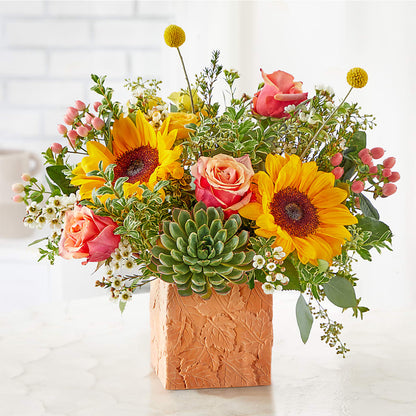 Sunflower Season Bouquet –  Royalty Flowers, Alexandria VA