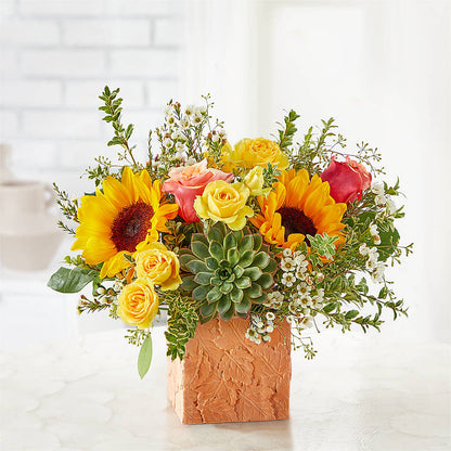 Sunflower Season Bouquet –  Royalty Flowers, Alexandria VA