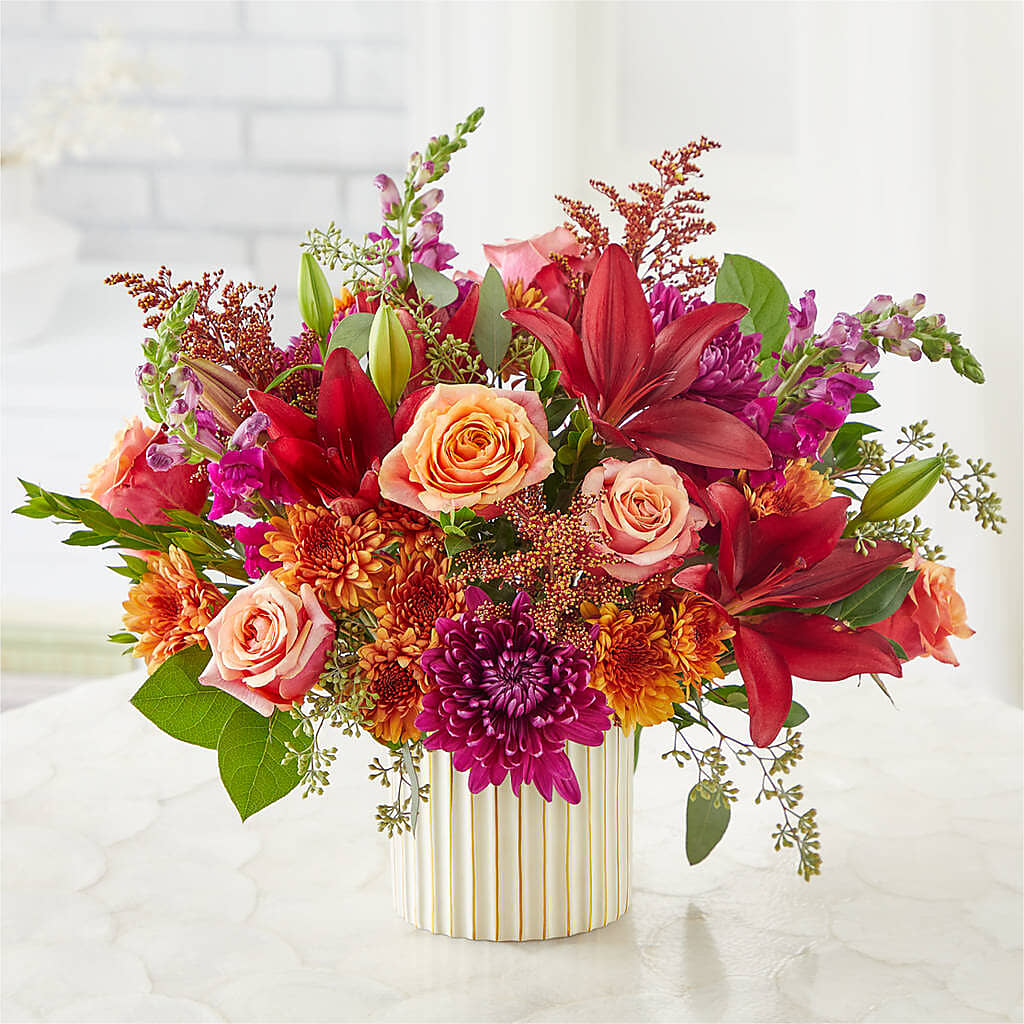 Burgundy Landscape Bouquet –  Royalty Flowers, Alexandria VA