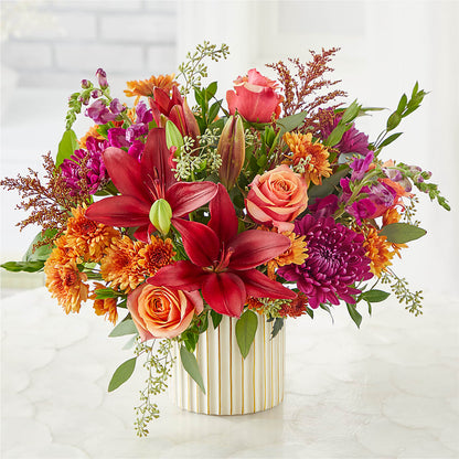 Burgundy Landscape Bouquet –  Royalty Flowers, Alexandria VA