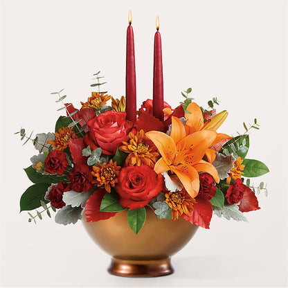 Fruits of Fall Centerpiece –  Royalty Flowers, Alexandria VA