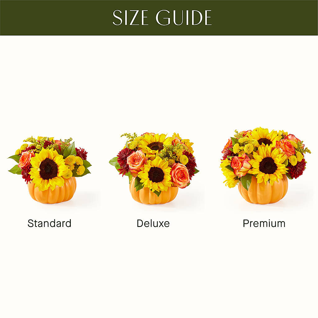 Golden Gourd Pumpkin Bouquet –  Royalty Flowers, Alexandria VA