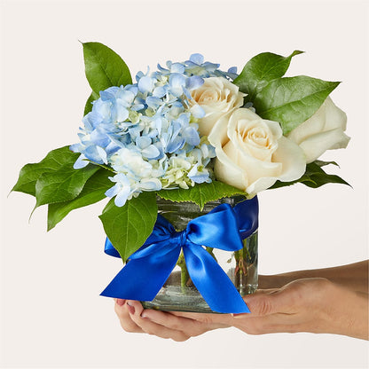 Sky Blue Delight Bouquet –  Royalty Flowers, Alexandria VA
