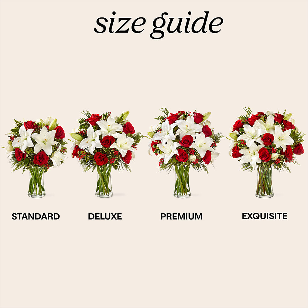 Sparkling Snowflakes Bouquet –  Royalty Flowers, Alexandria VA
