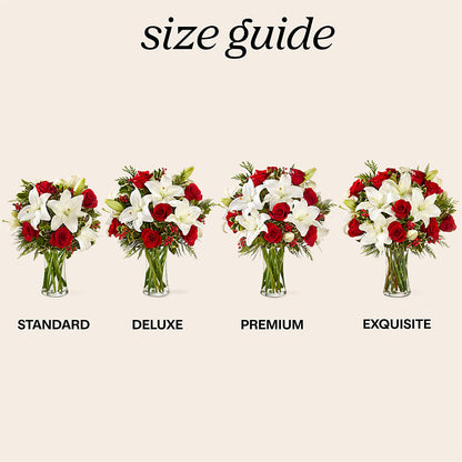 Sparkling Snowflakes Bouquet –  Royalty Flowers, Alexandria VA