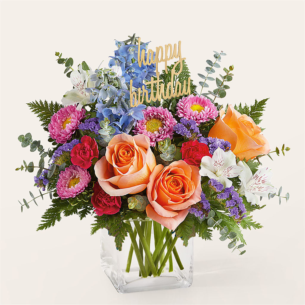 Birthday Bash Bouquet –  Royalty Flowers, Alexandria VA