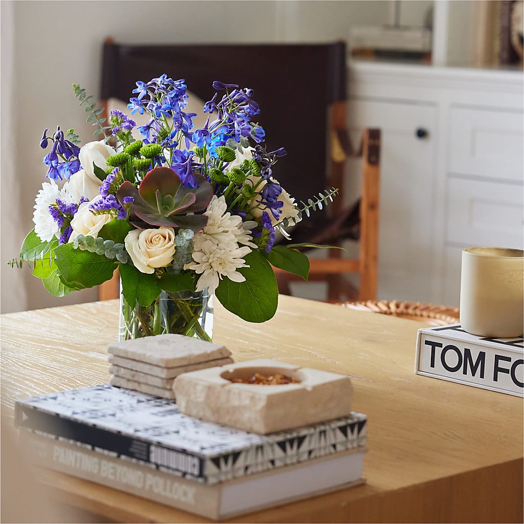 Cerulean Waves Bouquet –  Royalty Flowers, Alexandria VA