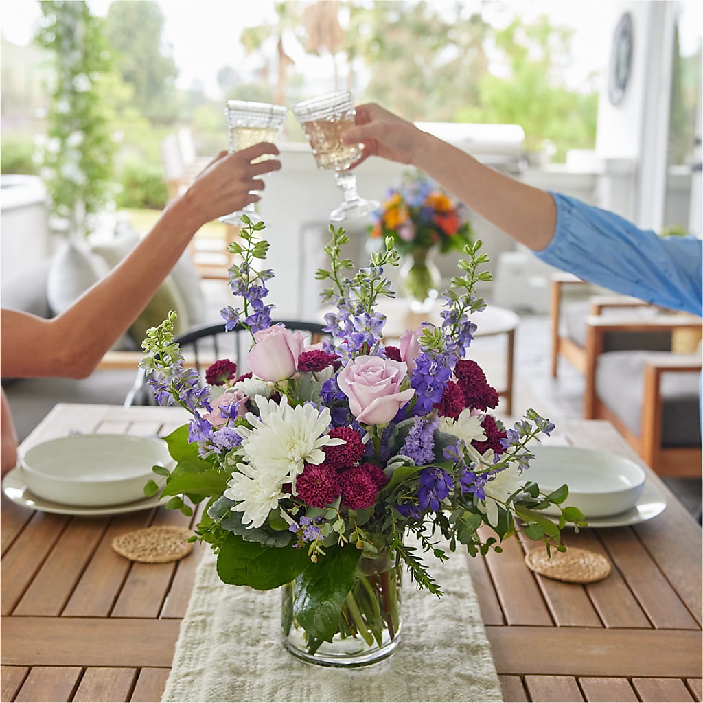 Violet Frost Bouquet –  Royalty Flowers, Alexandria VA