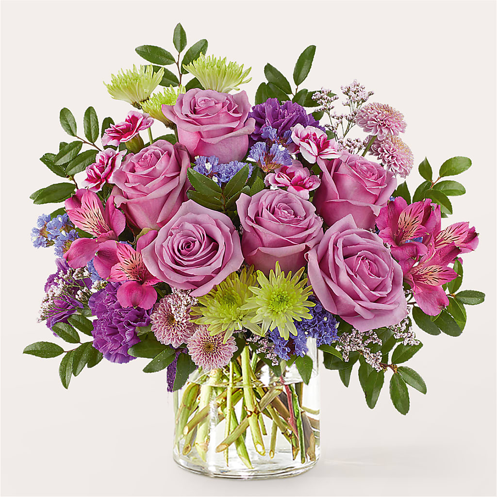 Glass Half Full Bouquet –  Royalty Flowers, Alexandria VA