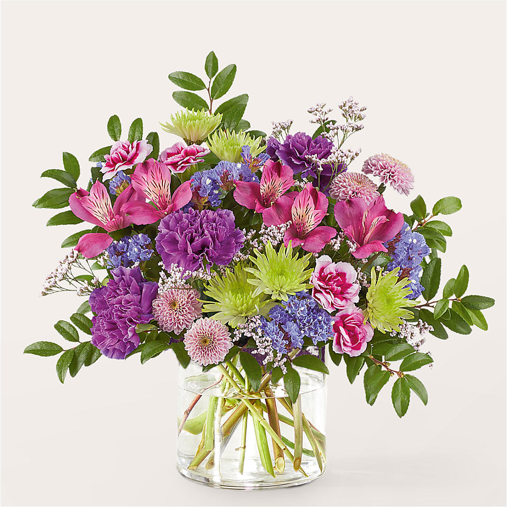 Glass Half Full Bouquet –  Royalty Flowers, Alexandria VA