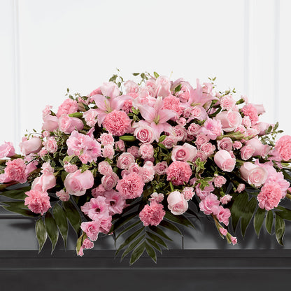 Garden of Comfort Casket Spray (Standard) –  Royalty Flowers, Alexandria VA