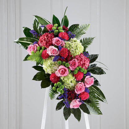 Refreshing Mix Standing Spray –  Royalty Flowers, Alexandria VA