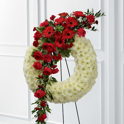 Graceful Tribute Wreath –  Royalty Flowers, Alexandria VA